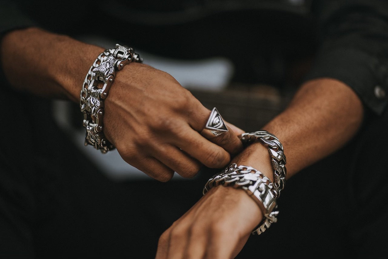MEN'S BRACELETS - COOLSTEELANDBEYOND Jewelry
