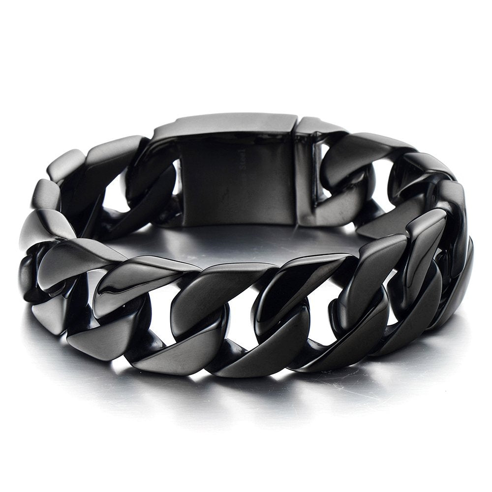 Men's Chain Link Bracelets - COOLSTEELANDBEYOND Jewelry