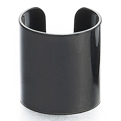 2pcs Stainless Steel Ear Cuff Ear Clip Non-Piercing Clip On Earrings for Men and Women