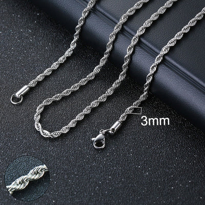Unisex Gold-Tone Stainless Steel Cuban Link Chain,  Vintage Punk Style Choker Necklace for Men and Women
