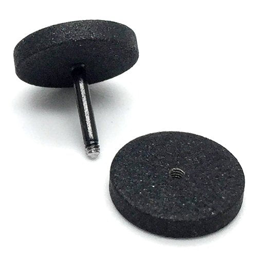 Men Women 6-12MM Black Sand Matt Screw Stud Earrings, Cheater Fake Plugs Gauges Illusion Tunnel - COOLSTEELANDBEYOND Jewelry